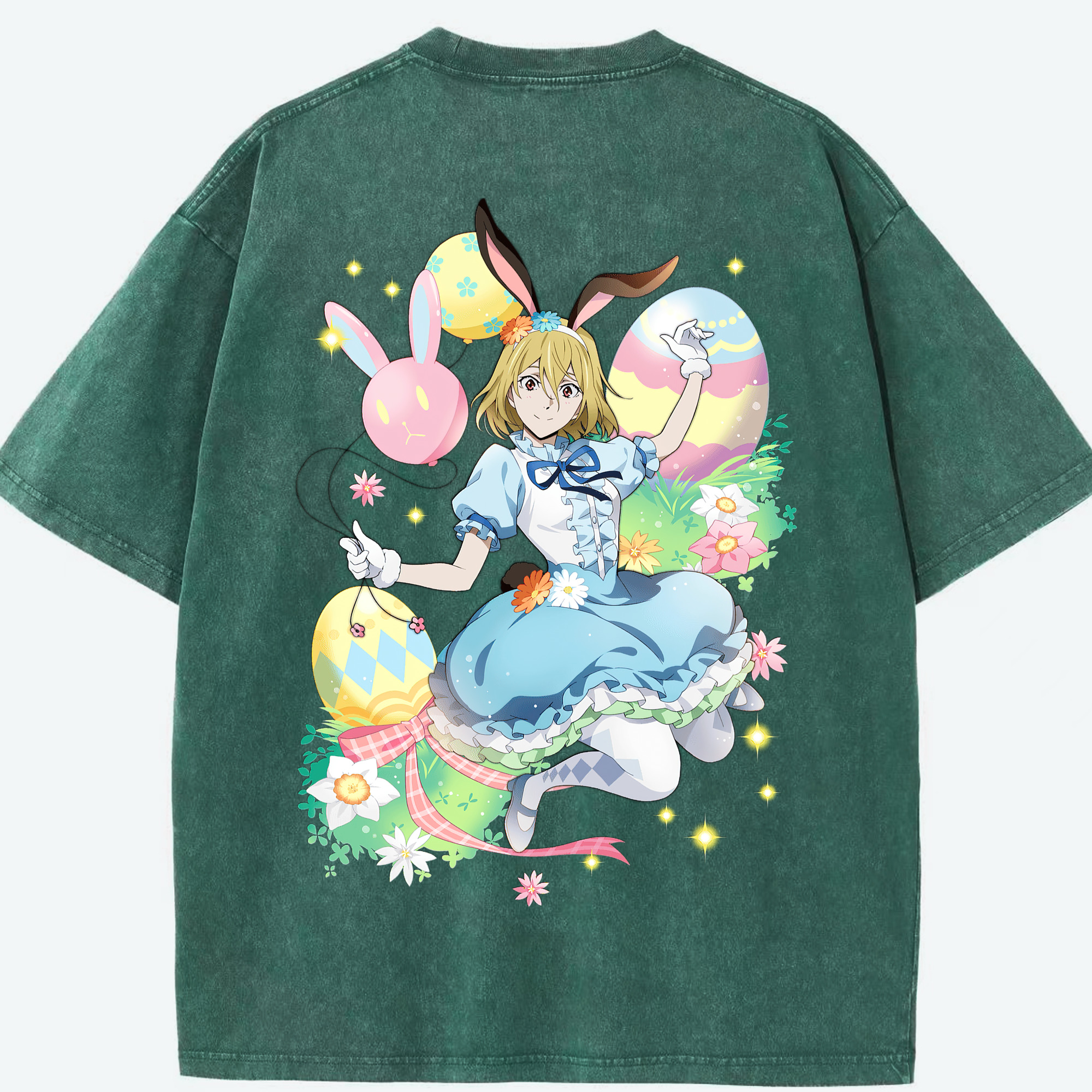 （画像用） 文豪ストレイドッグス Bungo Stray Dogs 綿100% ヴィンテージ風 半袖Tシャツ（背面プリント）